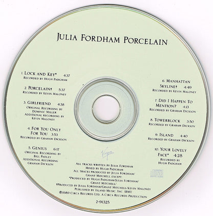 Julia Fordham : Porcelain (CD, Album)