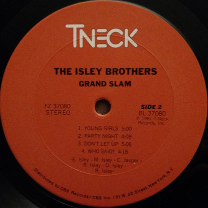 The Isley Brothers : Grand Slam (LP, Album, Pit)