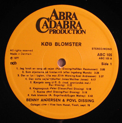 Povl Dissing & Benny Andersen : Køb Blomster ... (LP, Album)