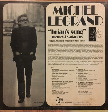 Michel Legrand : Brian's Song (Themes & Variations) (LP)