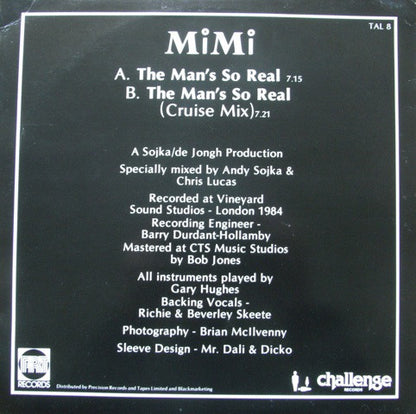 Mimi (14) : The Man's So Real (12")