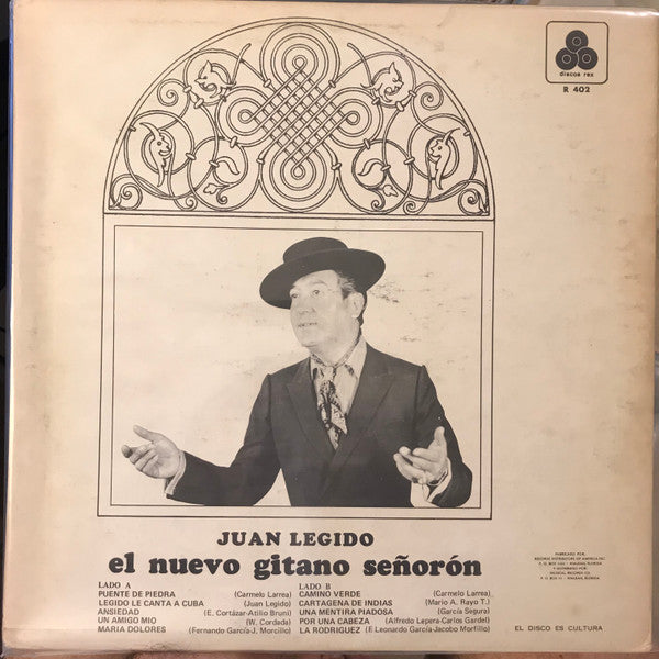 Juan Legido : El Nuevo Gitano Señorón (LP, Album)