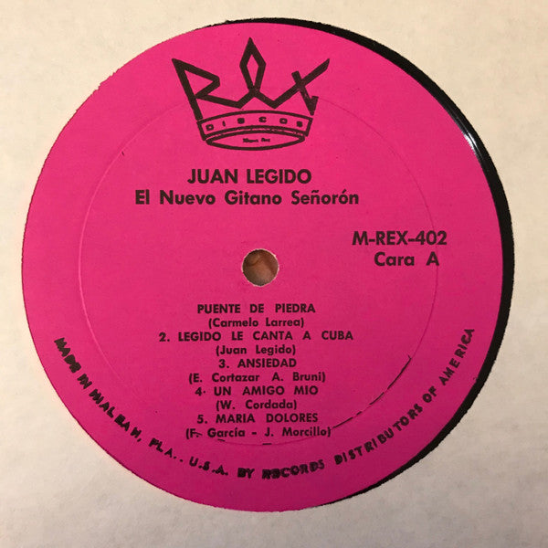 Juan Legido : El Nuevo Gitano Señorón (LP, Album)