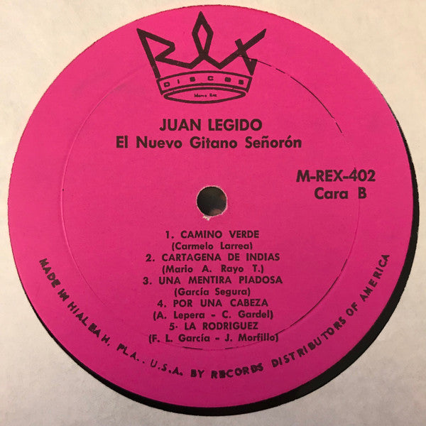 Juan Legido : El Nuevo Gitano Señorón (LP, Album)