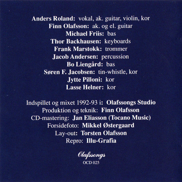 Anders Roland : Liv, Land Og Hjerte (CD, Album)