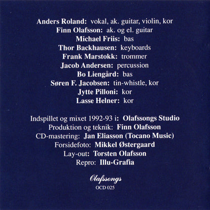 Anders Roland : Liv, Land Og Hjerte (CD, Album)