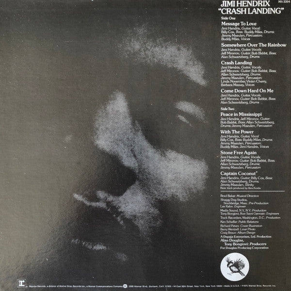 Jimi Hendrix : Crash Landing (LP, Album)