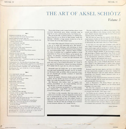 Aksel Schiøtz : The Art Of Aksel Schiøtz Vol. 5 (LP)