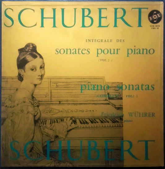 Franz Schubert, Friedrich Wührer : Intégrale Des Sonates Pour Piano (Vol. 2) / Piano Sonatas (Complete - Vol. 2) (3xLP + Box)