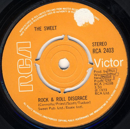 The Sweet : The Ballroom Blitz (7", Single, Kno)