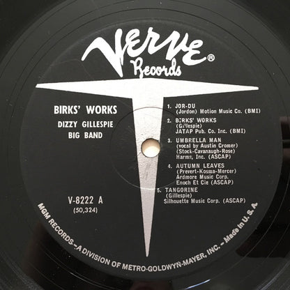 Dizzy Gillespie Big Band : Birks' Works (LP, Album, Mono, RP)