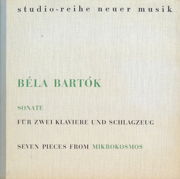 Béla Bartók : Sonate / Mikrokosmos (LP)