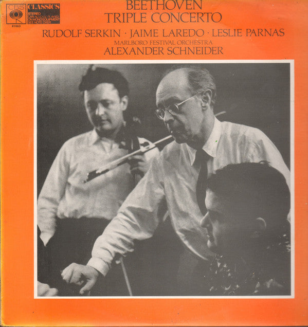 Ludwig van Beethoven, Rudolf Serkin . Jaime Laredo . Leslie Parnas : Concerto In C Major For Piano, Violin, Cello And Orchestra,Op.56 ("Triple") (LP, Album)