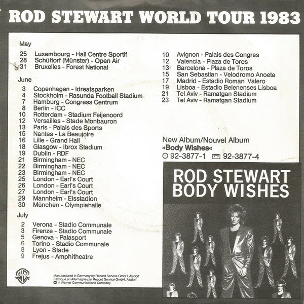 Rod Stewart : Baby Jane (7", Single)