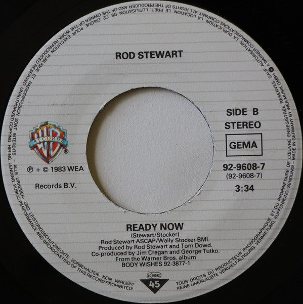 Rod Stewart : Baby Jane (7", Single)