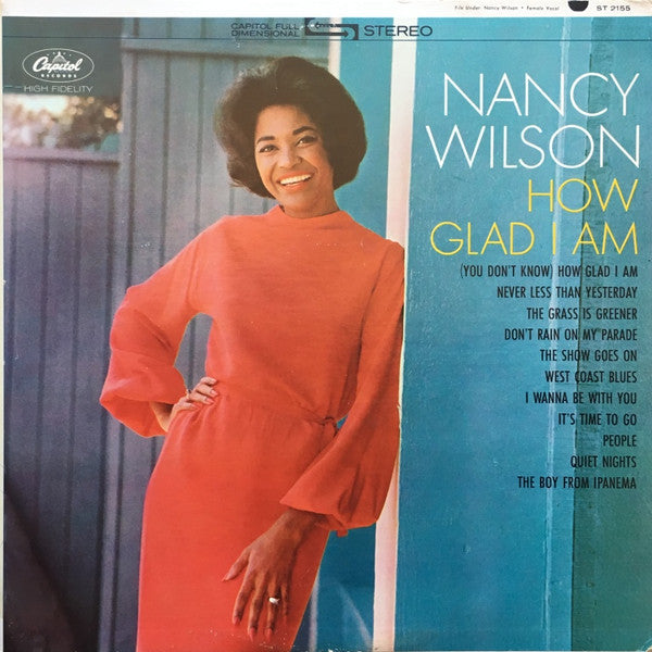 Nancy Wilson : How Glad I Am (LP, Album, Los)