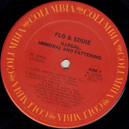 Flo & Eddie : Illegal, Immoral And Fattening (LP, Album, San)