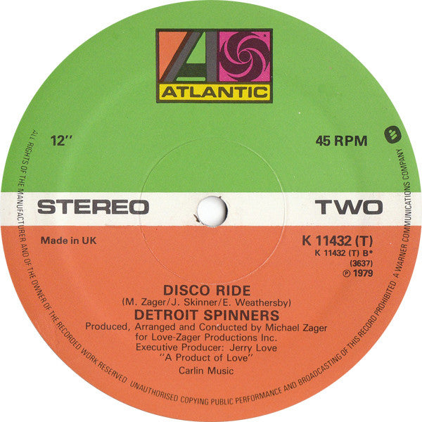 Spinners : Working My Way Back To You (12", Single)