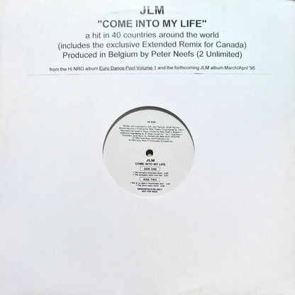 JLM : Come Into My Life (12", Promo)