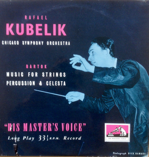 Béla Bartók / Rafael Kubelik, The Chicago Symphony Orchestra : Music For Strings, Percussion And Celesta (10")