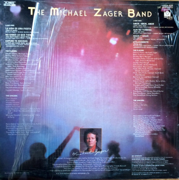 The Michael Zager Band : Life's A Party (LP, Album, P/Mixed)