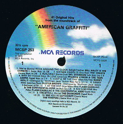 Various : 41 Original Hits From The Sound Track Of American Graffiti (2xLP, Comp)