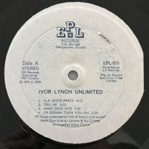 Ivor Lynch (2) : Unlimited (LP, Album)