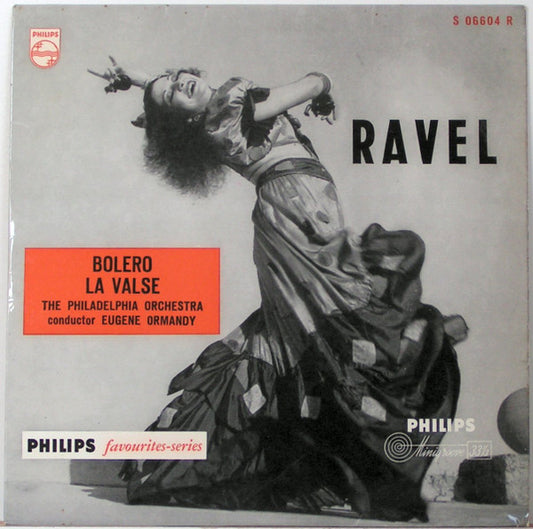 Maurice Ravel / The Philadelphia Orchestra / Eugene Ormandy : Bolero (10", Mono)