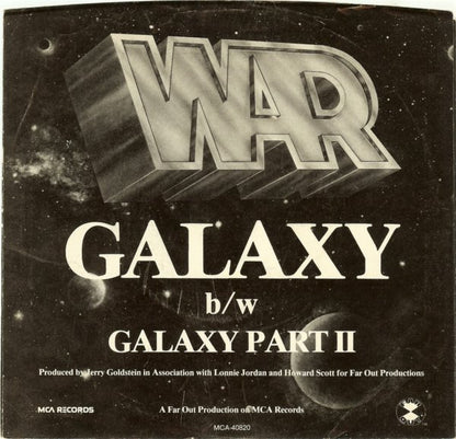 War : Galaxy (7", Single, Glo)