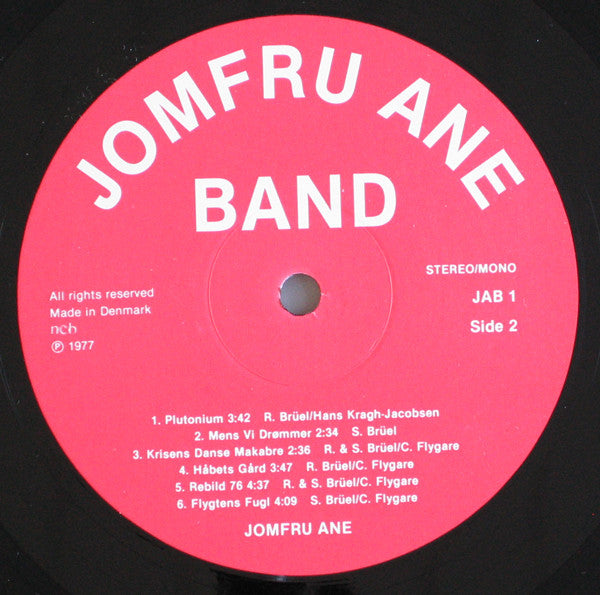 Jomfru Ane Band : Jomfru Ane (LP, Album, RE)