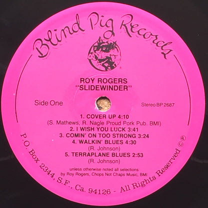 Roy Rogers (2) : Slidewinder (LP, Album, QCA)