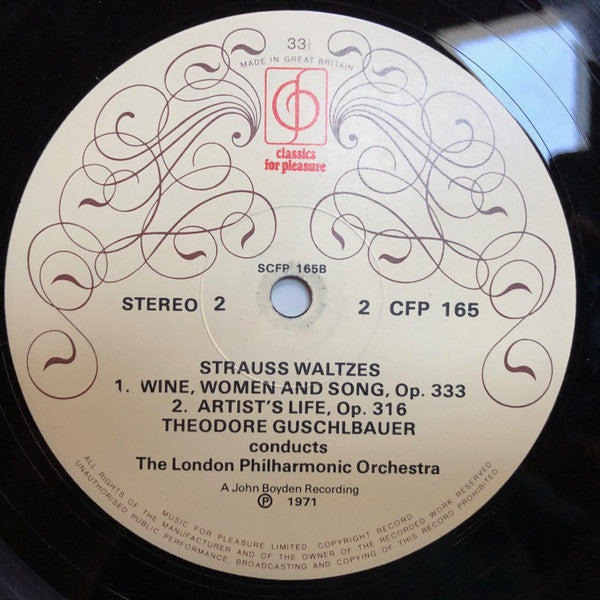 The London Philharmonic Orchestra : Strauss Waltzes (LP)