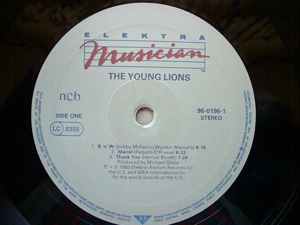 Various : Young Lions, The - A Concert Of New Music Played By Seventeen Exceptional Young Musicians - The Kool Jazz Festival June 30, 1982 (2xLP)