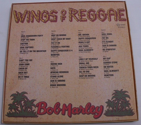 Bob Marley & The Wailers : Wings Of Reggae (4xLP, Comp + Box)