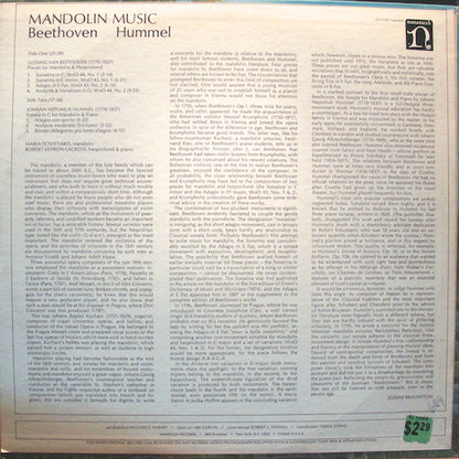 Ludwig van Beethoven, Johann Nepomuk Hummel : Mandolin Music (LP, Album)