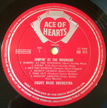 Count Basie Orchestra : Jumpin' At The Woodside (LP, Comp, Mono)