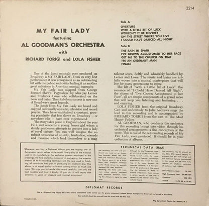 Al Goodman And His Orchestra With Richard Torigi And Lola Fisher : Selections From Lerner And Loewe's My Fair Lady (LP)