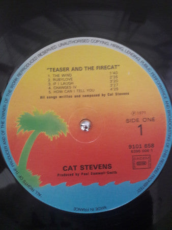 Cat Stevens : Teaser And The Firecat (LP, Album, RE)