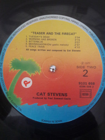 Cat Stevens : Teaser And The Firecat (LP, Album, RE)