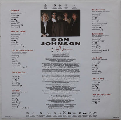 Don Johnson : Heartbeat (LP, Album, RE)