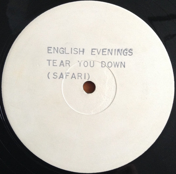 English Evenings : Tear You Down (12", TP, Sup)