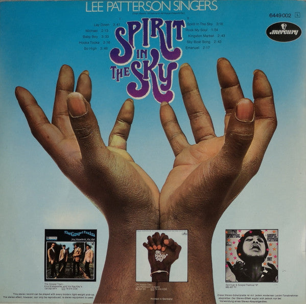 Lee Patterson Singers : Spirit In The Sky (LP, Album)