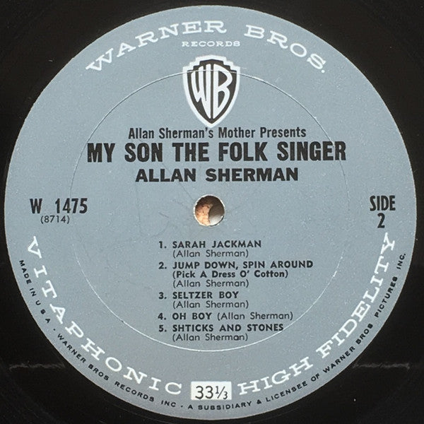 Allan Sherman : My Son, The Folk Singer (LP, Album, Mono, Hol)