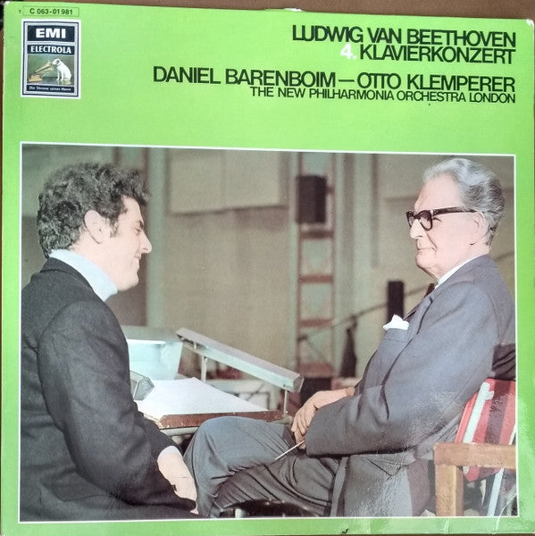 Ludwig van Beethoven, Daniel Barenboim, Otto Klemperer, New Philharmonia Orchestra : 4. Klavierkonzert (LP)