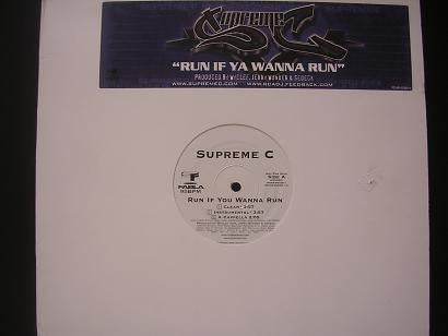 Supreme C : Run If You Wanna Run / This Is It (12", Promo)