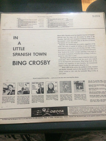 Bing Crosby : In A Little Spanish Town (LP, Album)