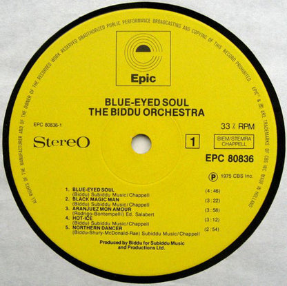 Biddu Orchestra : Blue-Eyed Soul (LP, Album)