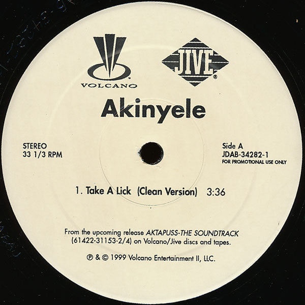 Akinyele : Take A Lick (12", Promo)