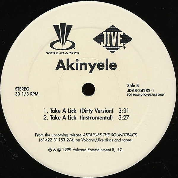 Akinyele : Take A Lick (12", Promo)