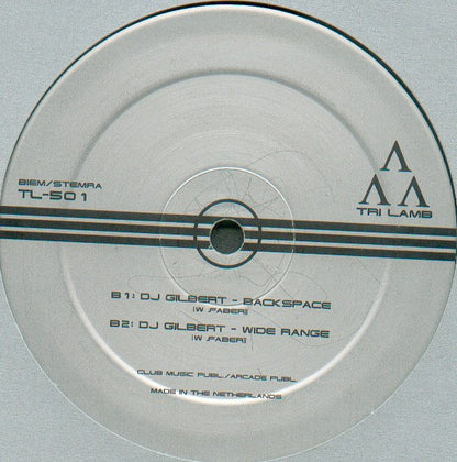 DJ Gilbert : Coming Of Age / Backspace / Wide Range (12")